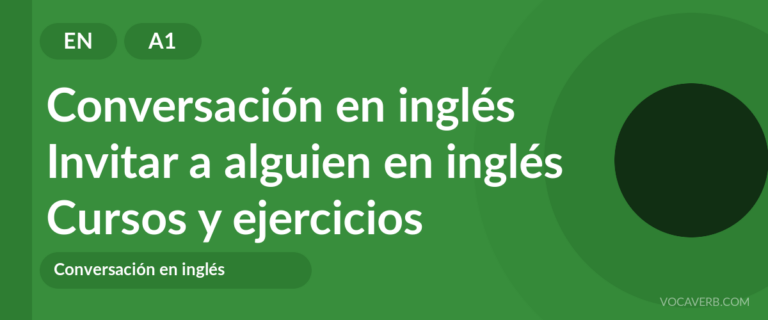 Invitar a alguien en inglés [A1] — VocaVerb
