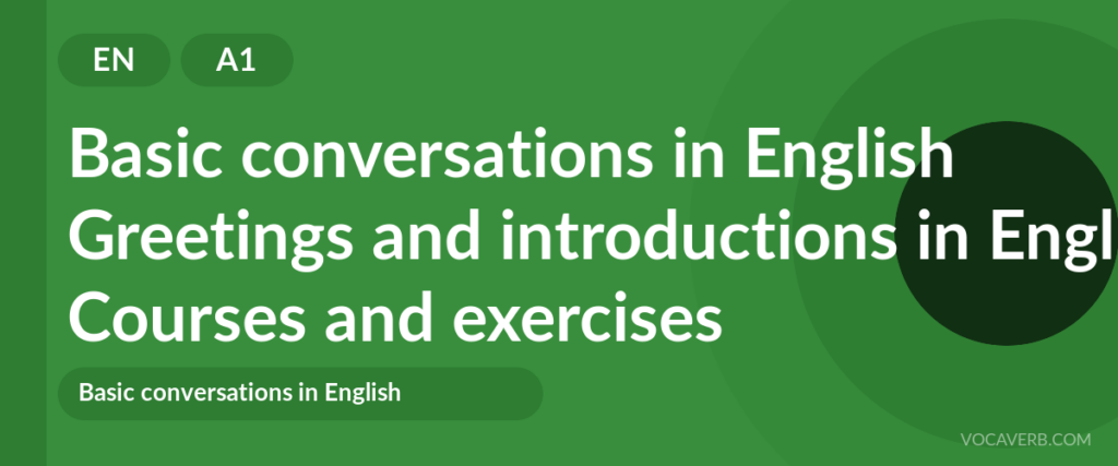 Greetings and introductions in English