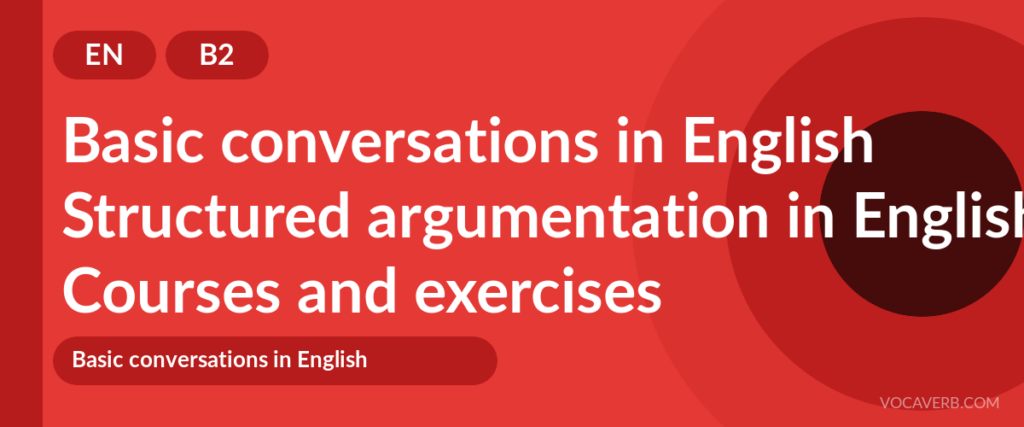 Structured argumentation in English