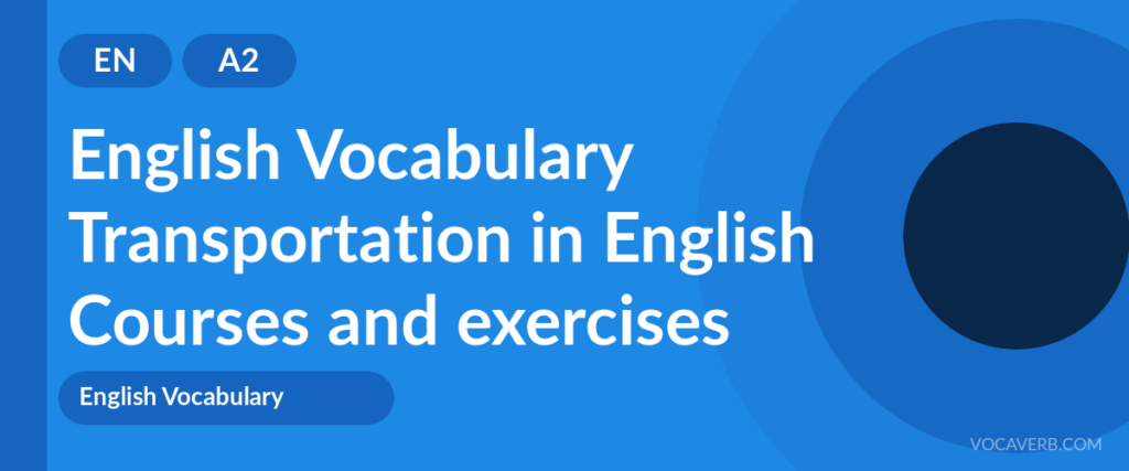 Transportation in English