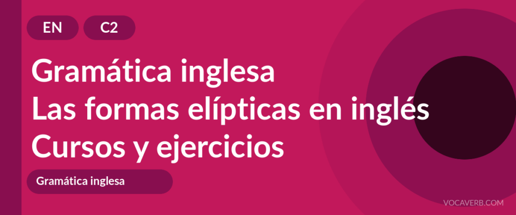 Las formas elípticas en inglés