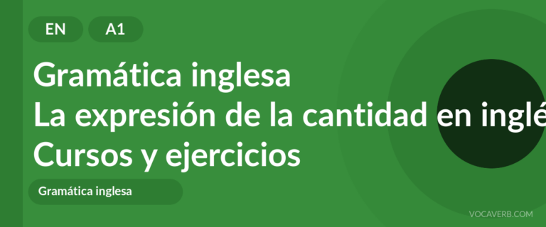 La expresión de la cantidad en inglés [A1] — VocaVerb