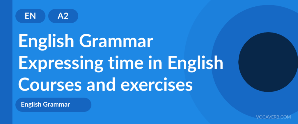 Expressing time in English