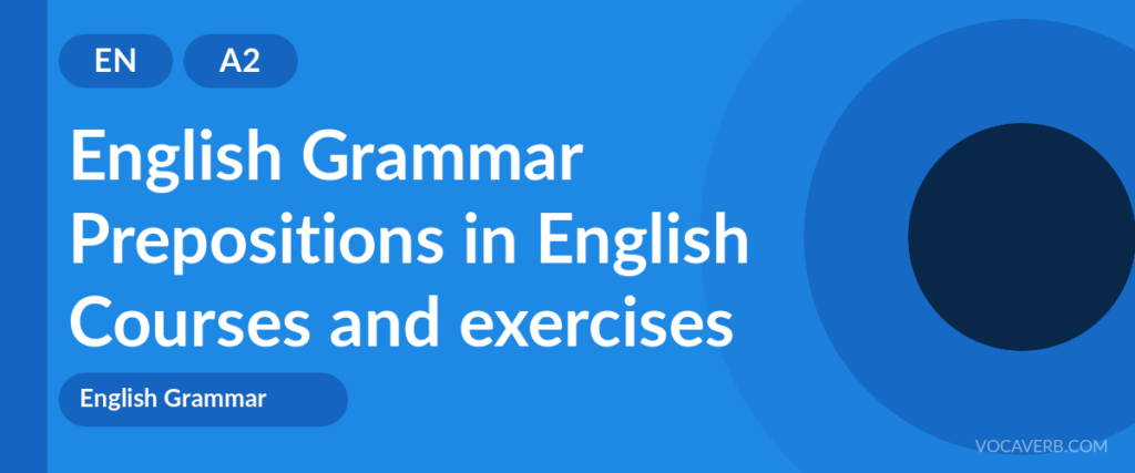 Prepositions in English