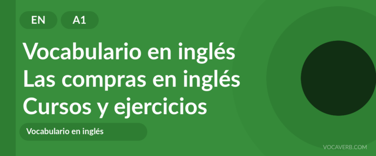 Las compras en inglés [A1] — VocaVerb