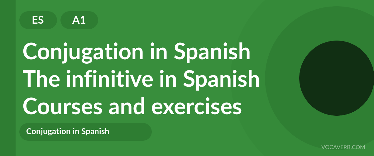 The infinitive in Spanish [A1] — VocaVerb