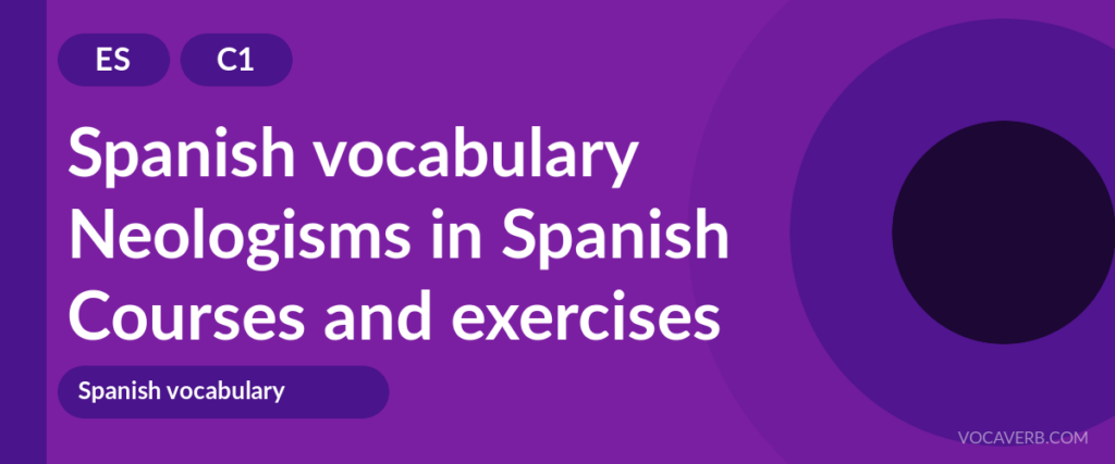 Neologisms in Spanish