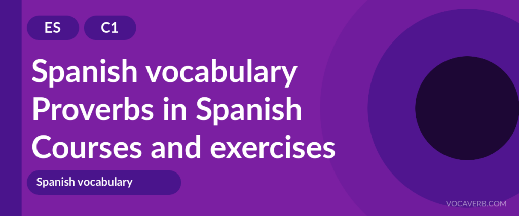Proverbs in Spanish