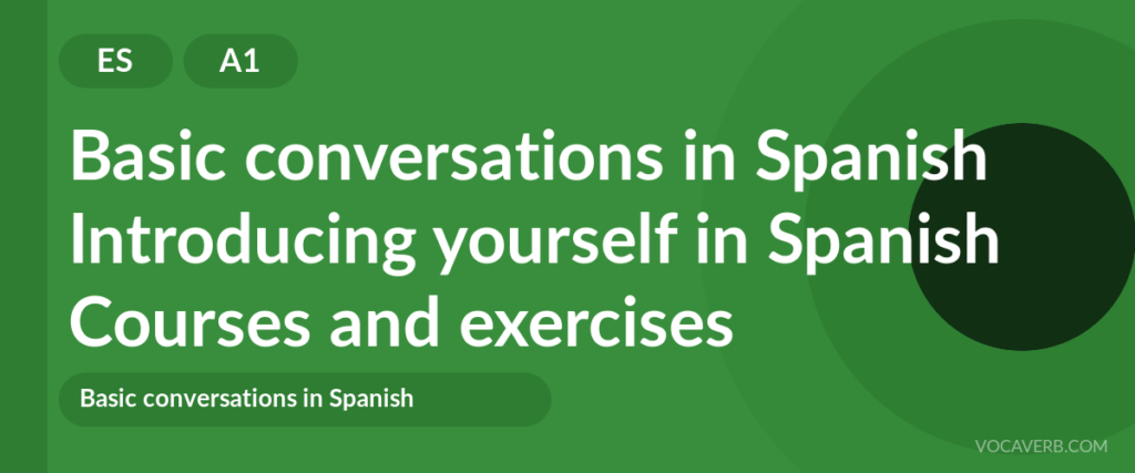 Introducing yourself in Spanish