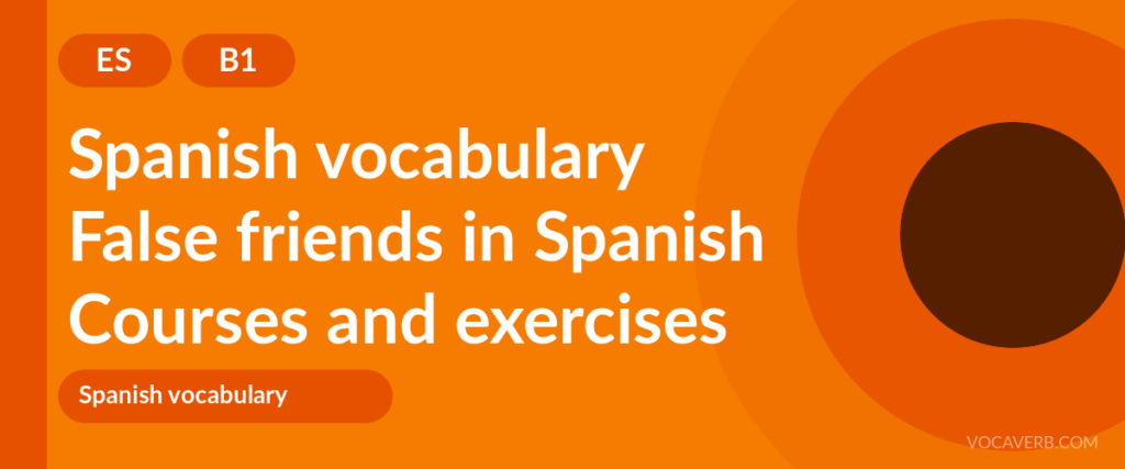False friends in Spanish