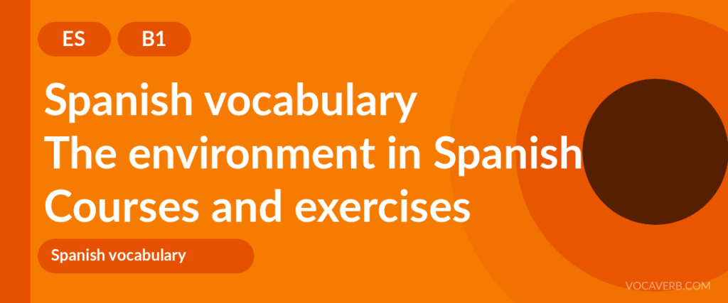 The environment in Spanish