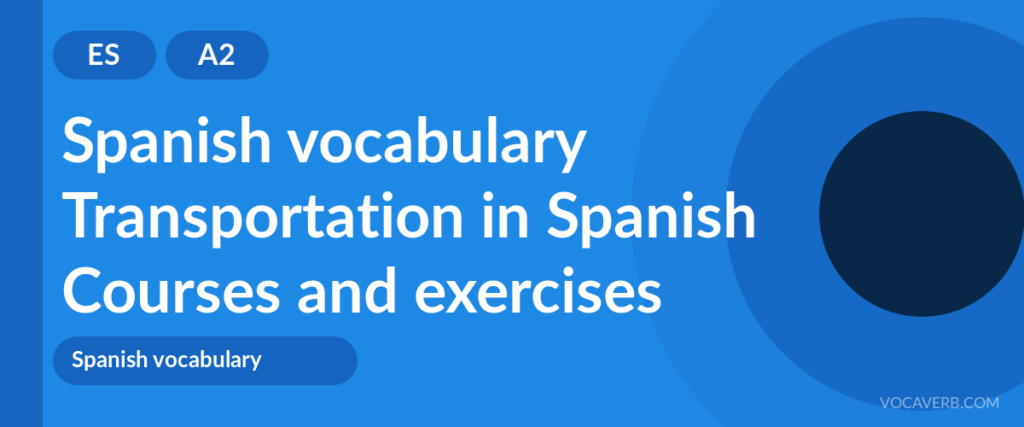 Transportation in Spanish