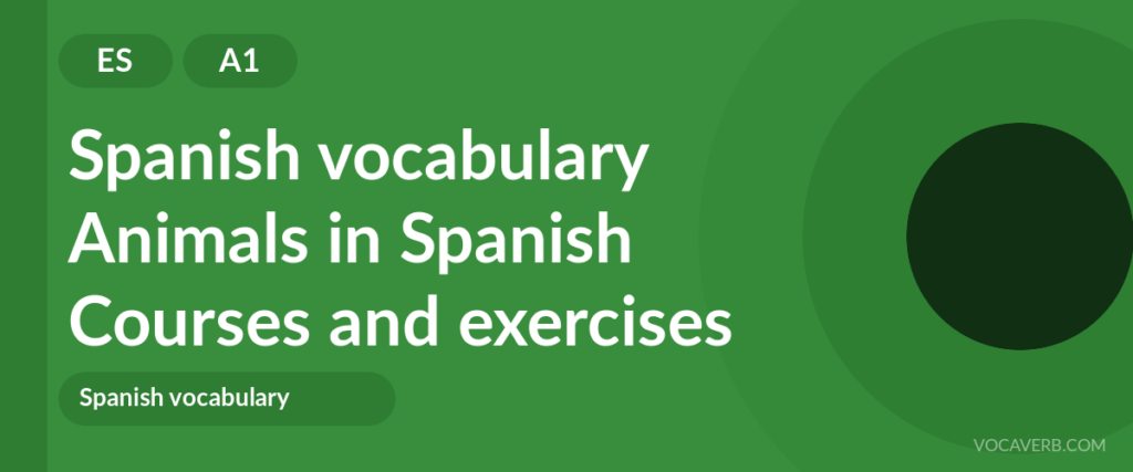 Animals in Spanish