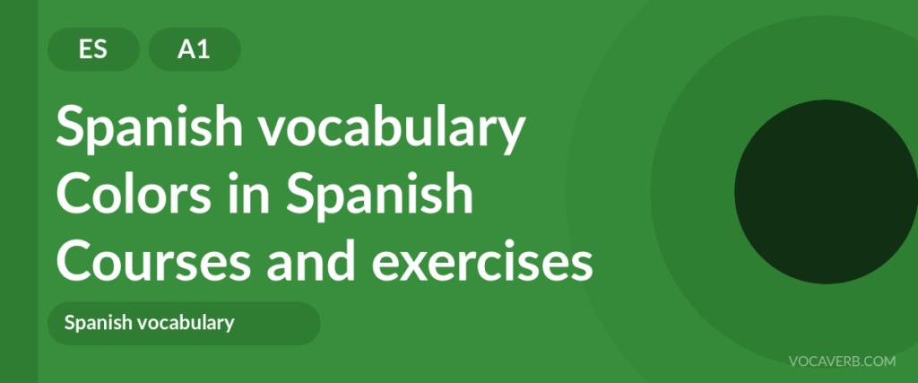 Colors in Spanish