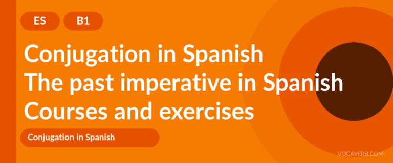 The past imperative in Spanish [B1] — VocaVerb