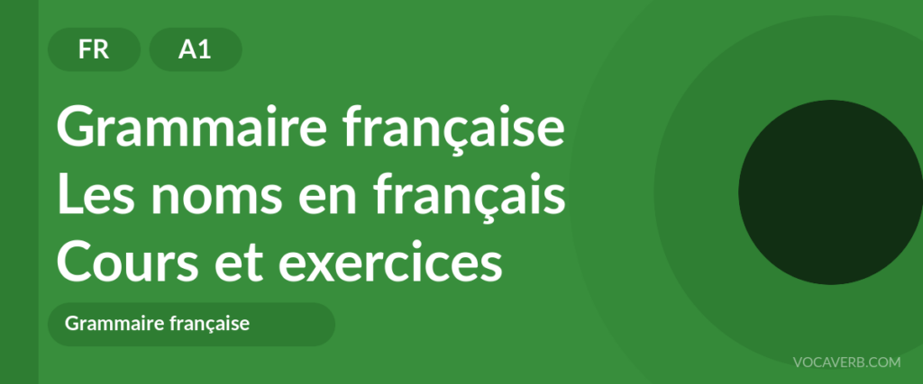 Les noms en français