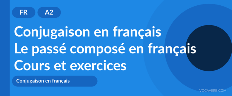 Le passé composé en français [A2] — VocaVerb
