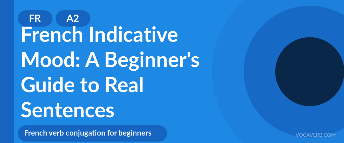 French Indicative Mood: A Beginner's Guide to Real Sentences [A2]